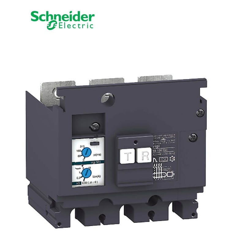 شنايدر - وحدة حماية للتسريب الارضي - 4 خط - Compact NSX 100/160, ME Type, 200 VAC To 440 VAC, 30mA - 2