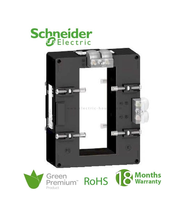 SCHNEIDER - Current Transformer Tropicalised 4000 5 Double Output For Bars 52x127 - 2