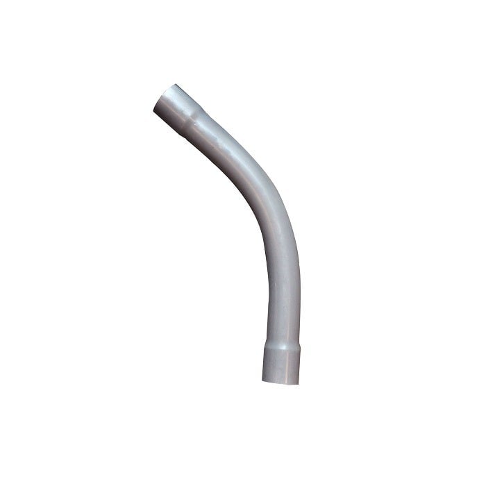 BAHRA CONDUIT - Elbow UPVC 45D 50mm Class 4, 10.0 Bar w/ 2 Bell End, Long Radius - 2