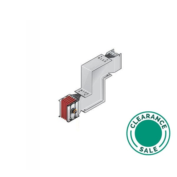 تتصفية زوكيني - SCPAL، 4000A، كوع رأسي مزدوج، جهة يسار - 2