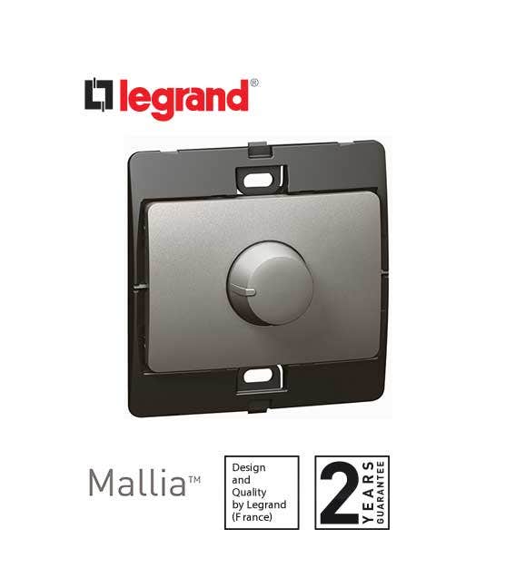 ليجراند - ديمر ماليا - 60/1000 واط / 60/1000 فولت أ - فضي غامق - 2