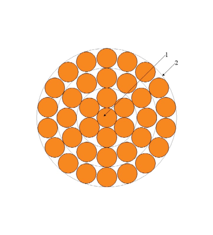 بحرة - سلك تأريض نحاس - غير معزول - مقاس 150 مم - 4