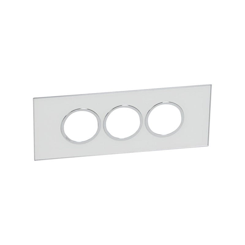 LEGRAND - Plate Arteor, BS, Round, 6 Modules, Mirror White - 2