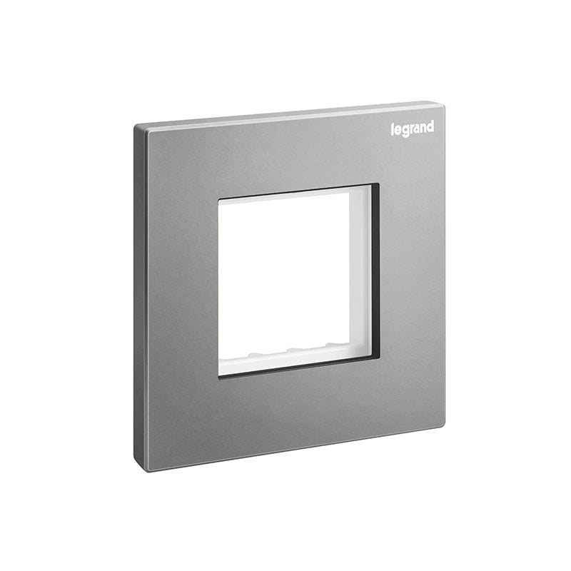 LEGRAND - Arteor Mechanisms Adapter Galion, 1 Gang, 2 Modules, Dark Silver - 2