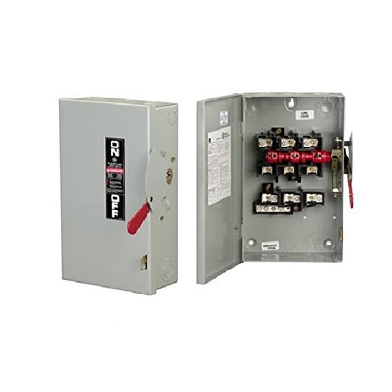 GENERAL ELECTRIC - Safety Switch, 60A 2P 240V, HD Fusible, Nema 1 - 2
