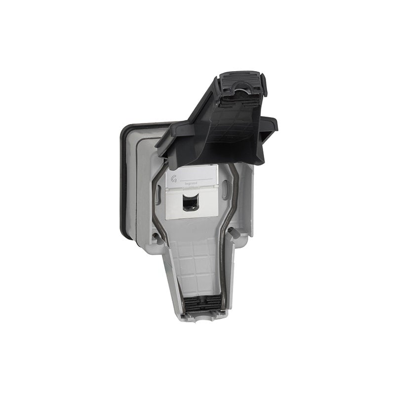 LEGRAND - Socket RJ45 Plexo, IP66, IK08, Cat. 6 FTP, Grey - 2