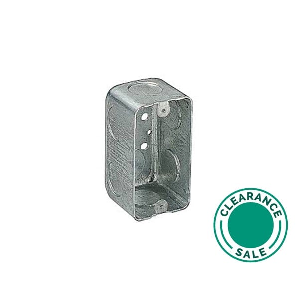 تصفية ستيل سيتي - صندوق فائدة، 4x2 1/8 بوصة، 2 1/8 بوصة عميقة، 3/4 بوصة KO - 2