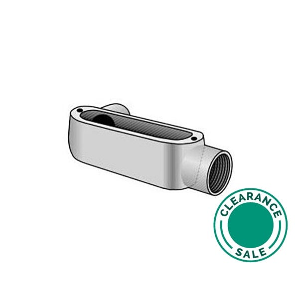 تصفية او زي جدني - كوندوليت، "LL"، حديد مطاوع، 2 بوصة - 2