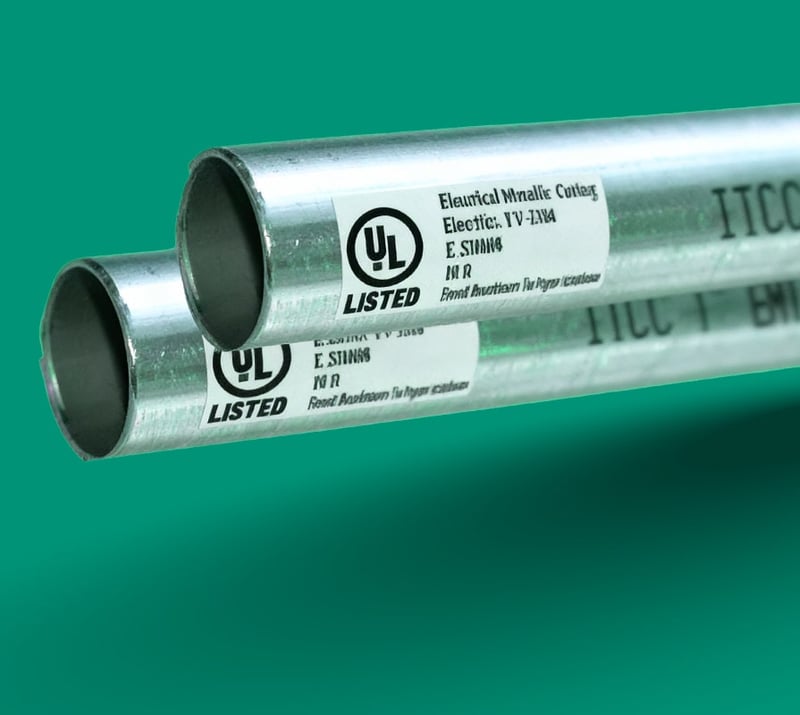 أي تي سي سي - مواسير حديد خفيفة - مقاس 3/4 بوصة - 3M/U (UL 797) - 3