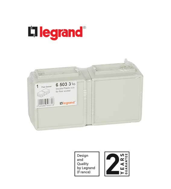 LEGRAND - Plastic Flush-Mounting Box for Installation In Concrete Floor, 6 Modules - 2