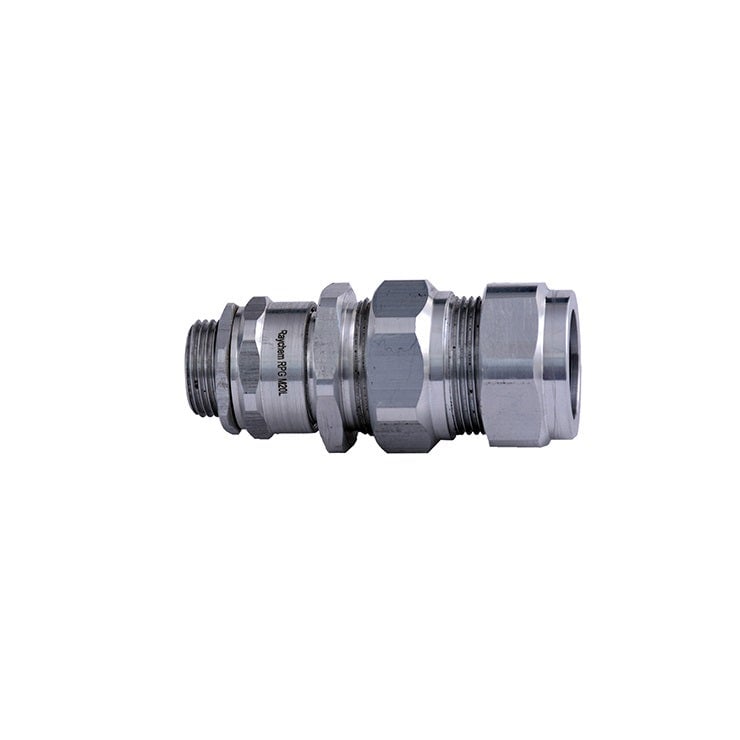 ريكم آر بي جي - كيبل جلاند - ألومينيوم - ضغط - نوع B - لكيبل غير مسلح - with Neoprene seal, locknut, PVC shroud and IP washer. Cable OD Range: 31-38.2mm - 2