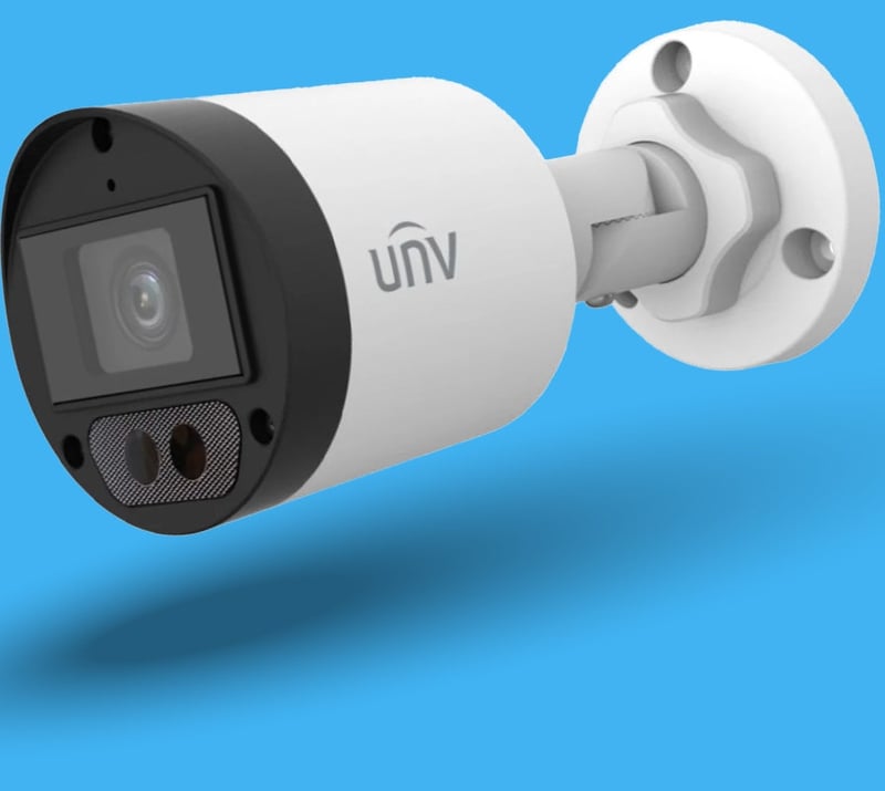 يونيفيو - كاميرا أنالوج ثابتة 8 ميجابكسل مع IR من LightHunter - 3