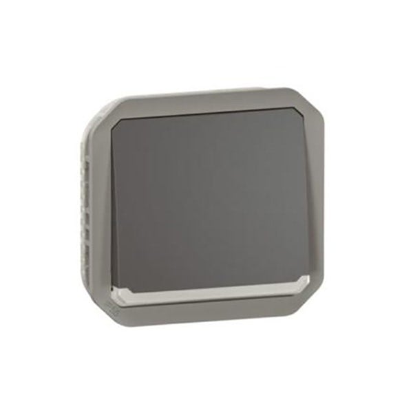 LEGRAND - Push-Button Plexo, IP55, Changeover + Locator, 10A, Mechanism, Anthracite - 3