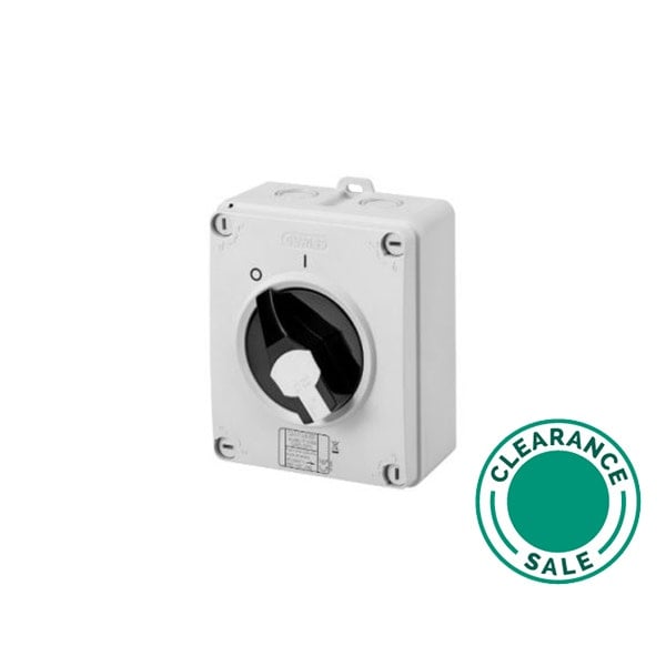 تصفية جويس - مفتاح دوار، 16A، 2 قطب، IP65، S/M، مقبض أسود - 2