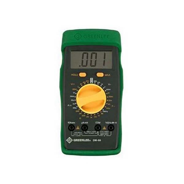جرينلي - جهاز قياس متعدد رقمي - 10 أمبير - 600 فولت - تيار متردد/تيار مستمر - (DM-60A) - 2
