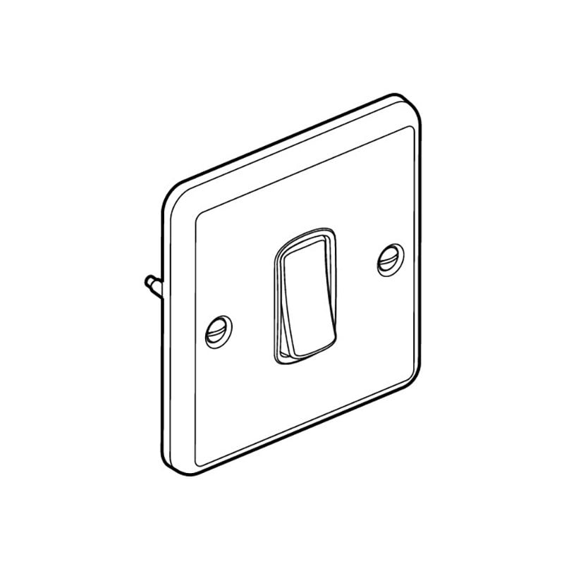 LEGRAND - Switch Synergy Authentic, 3 Gang 2 Way, 20AX, 250V, Glossy Gold - 2