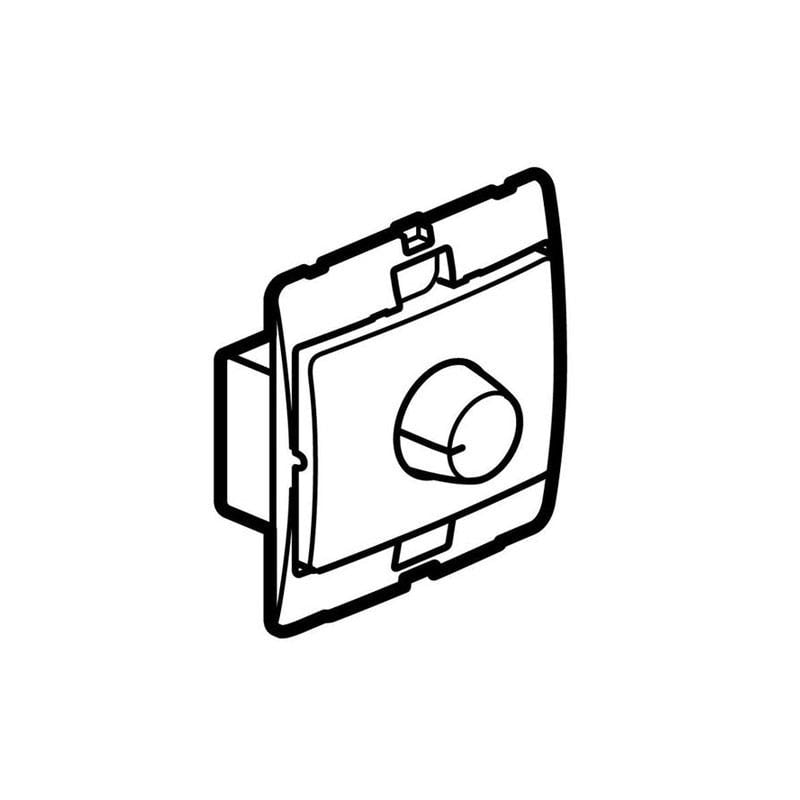 ليجراند - ديمر ماليا - RLC+Led - من 100 الى 240 فولت - فضي غامق - 2