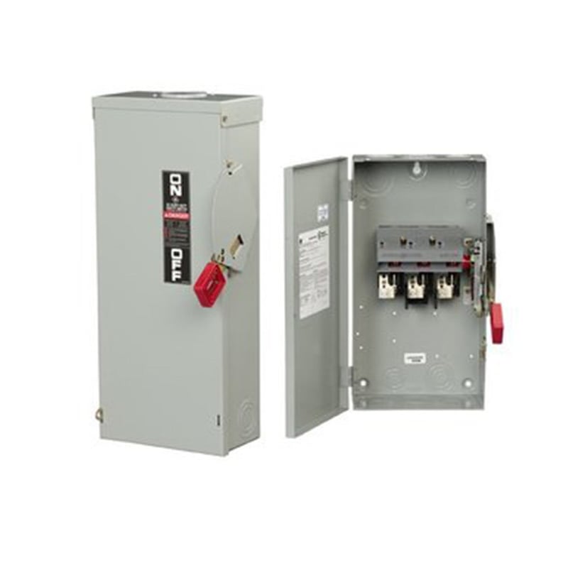 GENERAL ELECTRIC - Safety Switch, 100A 6P 600V Non-Fusible, Nema 1, 5/12 3R - 2