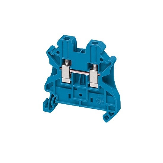 SCHNEIDER - Screw Terminal 2Pts, 4mm, Blue - 2