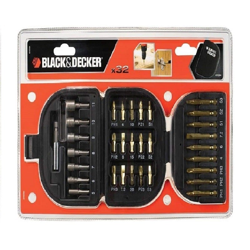 بلاك اند ديكر - طقم مفكات - 32 قطعة - 2