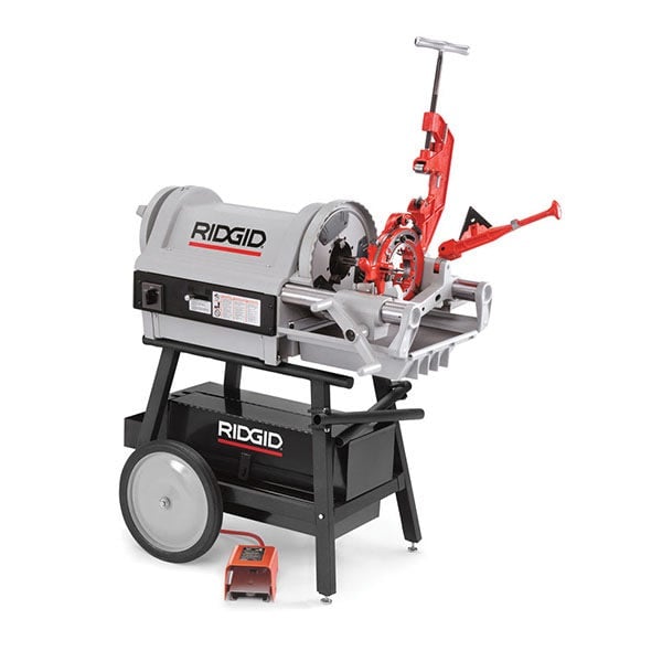 ريدجيد - ماكينة لولبة - 1224 - 1/4"-4" BSPT - 240 فولت - 2