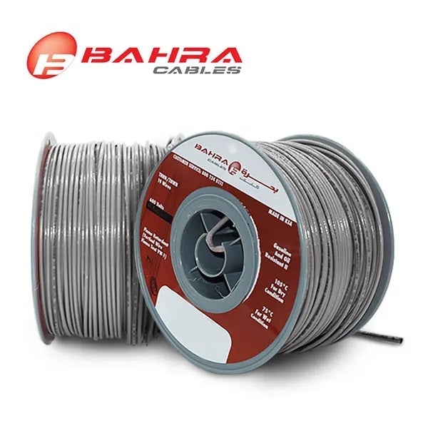 BAHRA CABLES - American Standard, THHN Wire, 6 AWG, 600V, Grey - 2