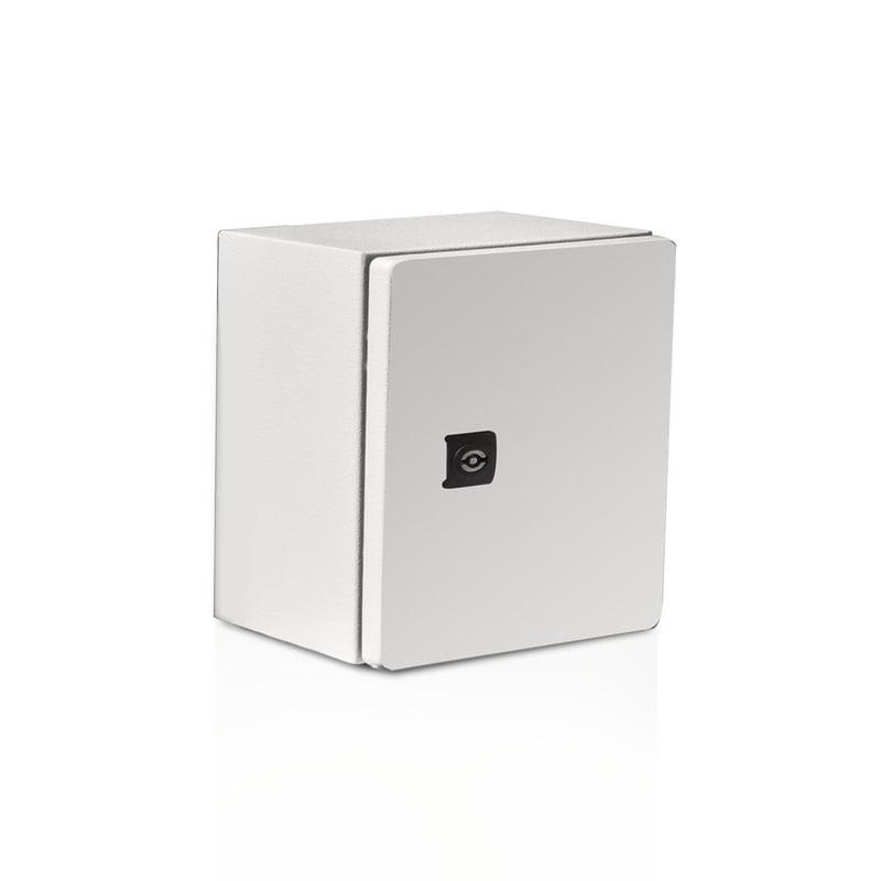 BAHRA ENCLOSURES - Cabinet 800 x 800 x 250mm Metal With Plate - 2