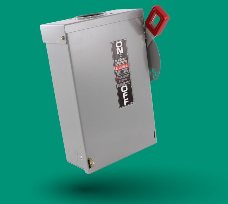 GENERAL ELECTRIC - Safety Switch, Non-Fusible 3 Poles 30A, 600V Nema 3R - 3