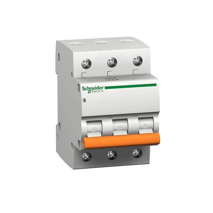 شنايدر - قاطع فرعي 3 خط - 20 أمبير - Domae, 3P, 20A, C Curve, 6000A - 2