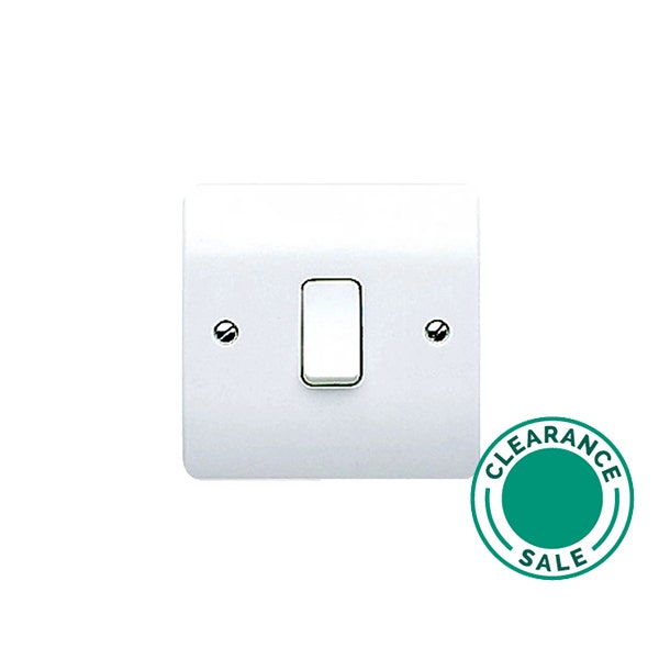 تصفية لوجيك - مفتاح، 20A، SP، 1G، ثنائي الاتجاه، أبيض، MK LOGIC - 1