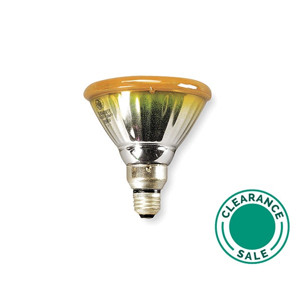 تصفية ج.ي لايتنغ - لمبة، 100 وات، 120 فولت، فيضان، Watt Miser، اصفر - 1