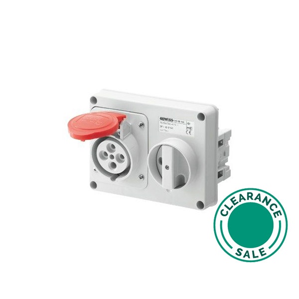 تصفية جويس - مقبس انترلوك، 16 أمبير، 2P+E، 380 فولت - 1