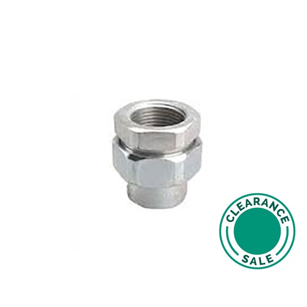 تصفية او زي جدني - وصلة اقتران، أنثى/أنثى، فولاذ، مقاومة للانفجار، 1/2 بوصة - 1