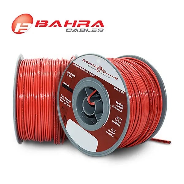BAHRA CABLES - American Standard, THHN Wire, 6 AWG, 600V, Red - 1