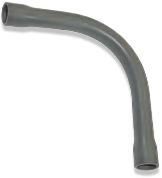 BAHRA CONDUIT - Elbow UPVC 90D 50x1.8mm Class 3 SASO 14-15 1998 Equ To Din 8061/8062 - 1