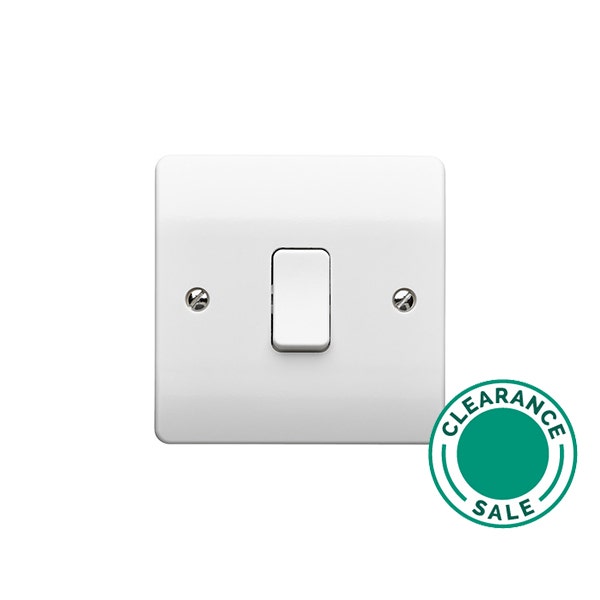 تصفية لوجيك - مفتاح، 10A، 1 مجموعة، 1 طريق، قطب مفرد، أبيض، MK LOGIC - 1