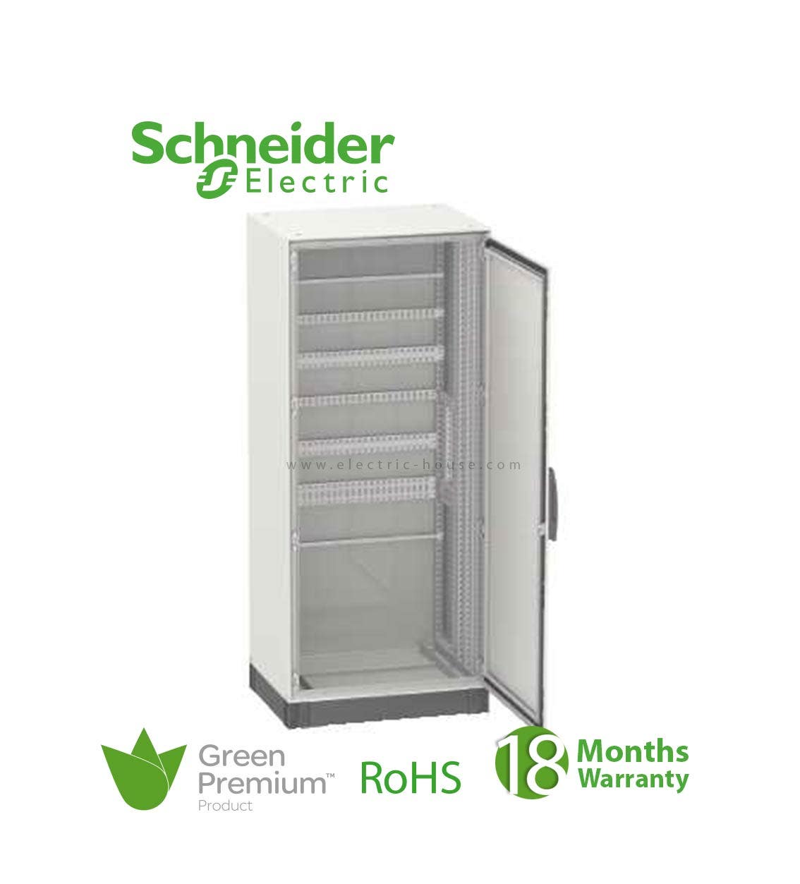 SCHNEIDER - Spacial SM Compact Enclosure Without Mounting Plate, 2000 x 1200 x 600 mm - 1