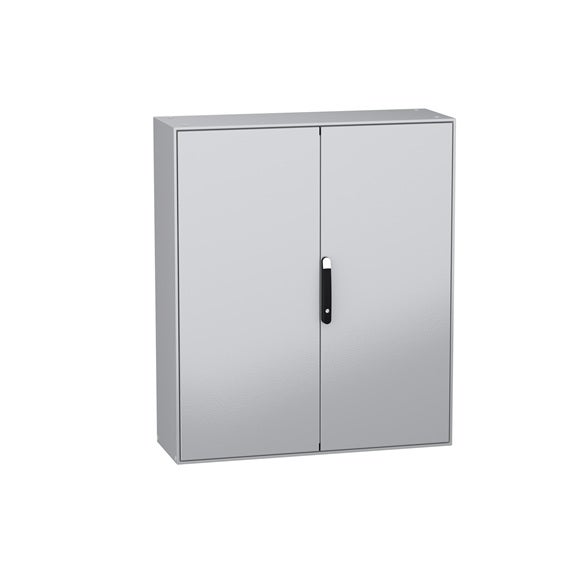 SCHNEIDER - Enclosure 1600 x 1000 x 300mm, Without Plate - 2 Doors - 1