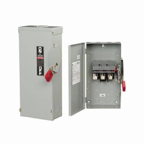 GENERAL ELECTRIC - Safety Switch, 100A 3P 600V Fusible, Nema 12 - 1