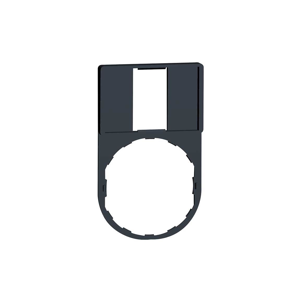 SCHNEIDER - Legend Holder 30 x 50mm With Legend 18 x 27mm Unmarked - 1