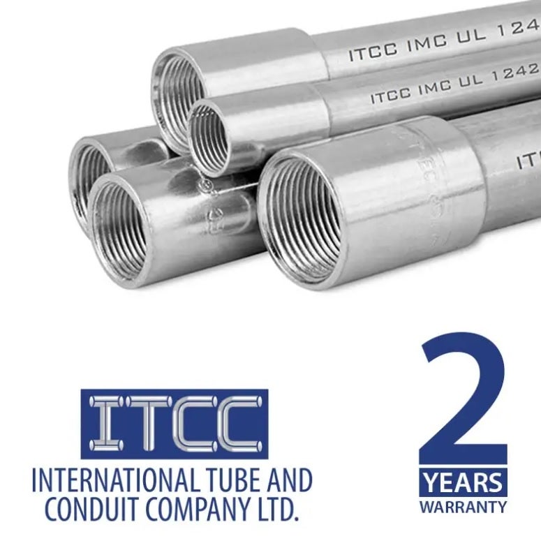 أي تي سي سي - مواسير ذو معدن متوسط - مقاس 1/2 بوصة - 3.025M/U - UL1242 - 1
