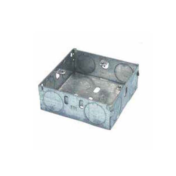 ITCC - Steel Switch Box 3''x3''x35mm, 1.1mm, with Adjustable Lug & Brass Terminal - 1