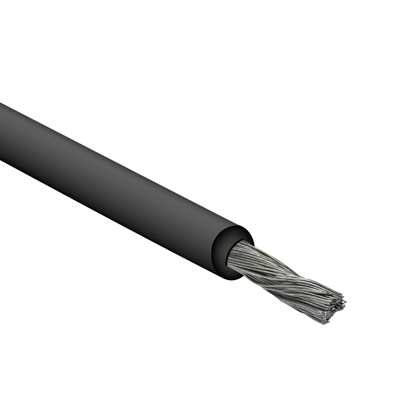 بحرة - سلك  1X10 مم - نحاس Solar Cable Low Voltage - LS0H - لون أسود - المواصفات البريطانية - 1