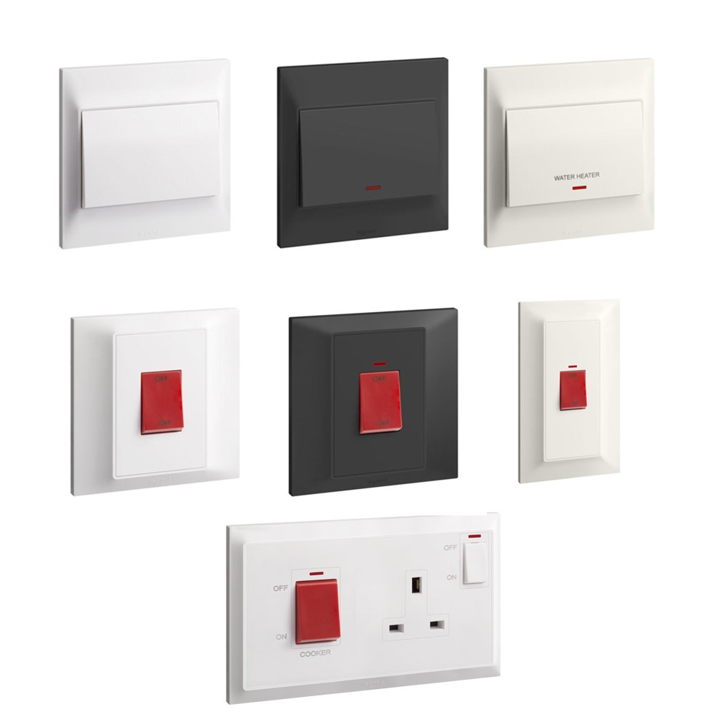 BELANKO S - Double Pole Switches and Cooker Control Unit - 1