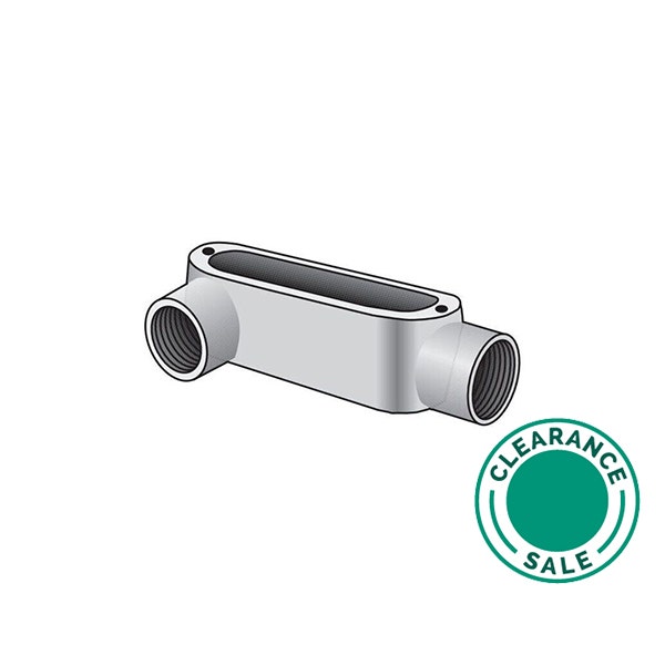 تصفية او زي جدني - كوندوليت، "LR"، حديد مطاوع، 3/4 بوصة - 1