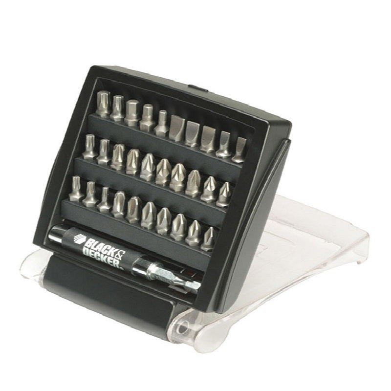 بلاك اند ديكر - مجموعة لقم مفك البراغي - 31 قطعة - 1