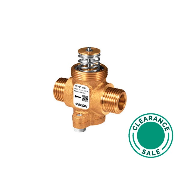 CLEARANCE REGIN - Control Valve, 2 Way, KVS 1.6, DN15 - 1