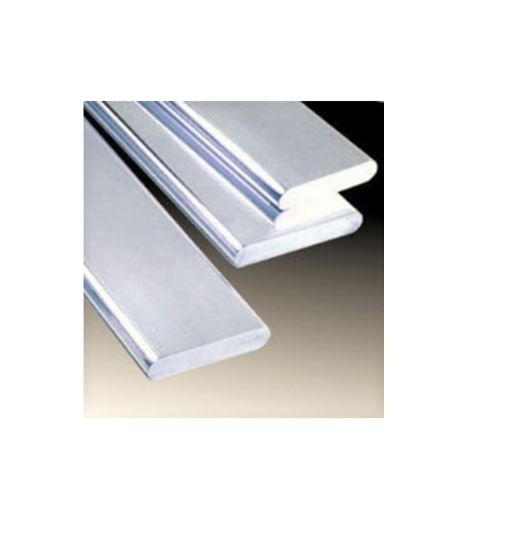 بحرة -  قضبان توصيل نحاسية مغطاة بالقصدير - مقاس 60x10 مم - طول 4 متر - حافة دائرية كاملة - 1