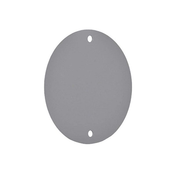 ITCC - Blank Cover, Waterproof, Round, Grey - 1