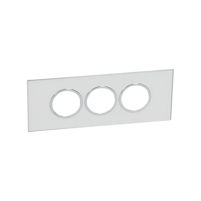 LEGRAND - Plate Arteor, BS, Round, 6 Modules, Mirror White - 1